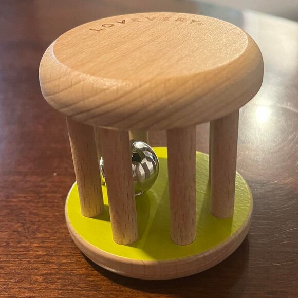 Lovevery Wooden Rolling Bell from The Charmer play kit 3-4 months - Picture 3 of 5